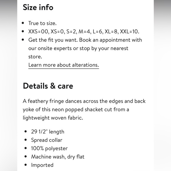 NWT APPARIS Callie Fringe Shacket - Picture 14 of 14